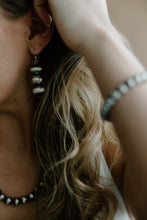 Load image into Gallery viewer, Navajo Pearl Earrings - triple
