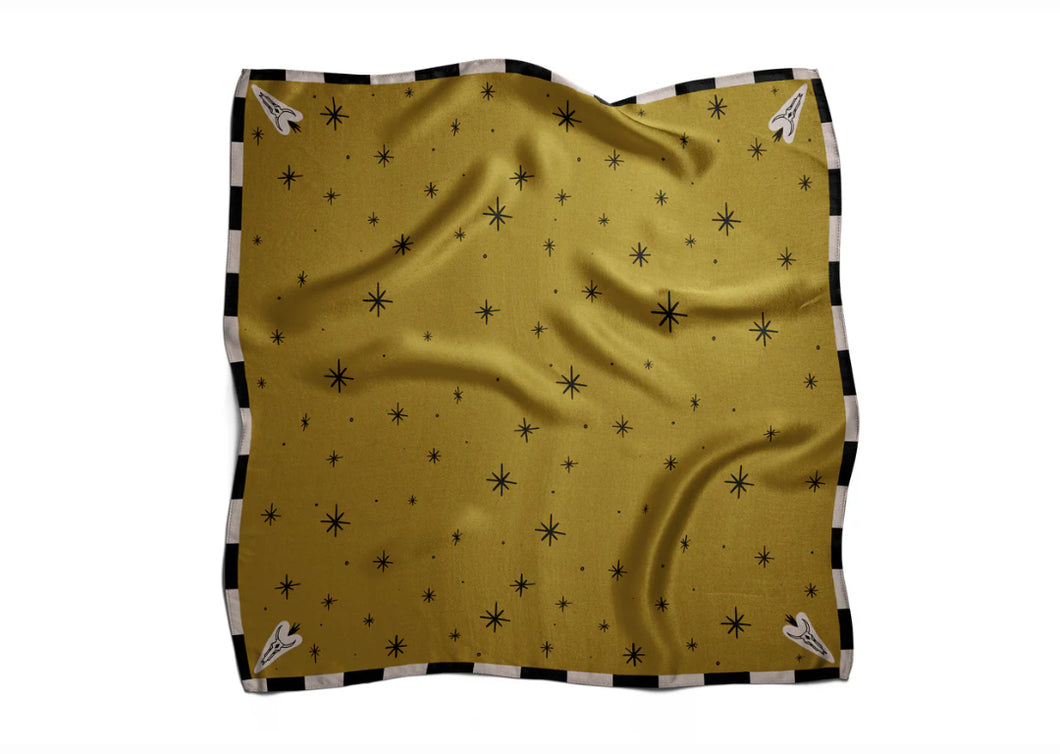 Gold Skull Wild Rag