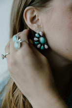 Load image into Gallery viewer, Cotton Candy Half Cluster Earrings
