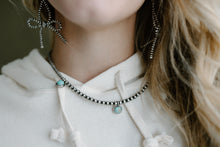 Load image into Gallery viewer, Navajo Pearl Bow Earrings - teardrop
