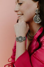 Load image into Gallery viewer, White Buffalo Cluster Cuff
