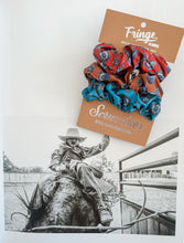 Load image into Gallery viewer, Fringe Scarves Scrunchie Pack - bright
