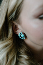 Load image into Gallery viewer, Half Cluster Earrings - medium
