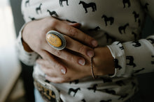 Load image into Gallery viewer, Bumble Bee Jasper Ring
