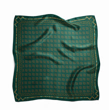Load image into Gallery viewer, Teal Beaded Wild Rag
