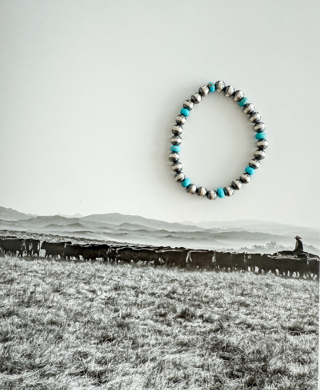 Turquoise Navajo Pearl Bracelet