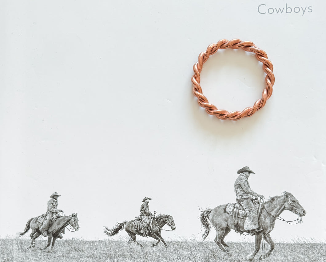 Copper Bangle - small