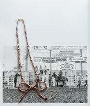 Load image into Gallery viewer, 16 inch Copper Navajo Pearl Bow Necklace
