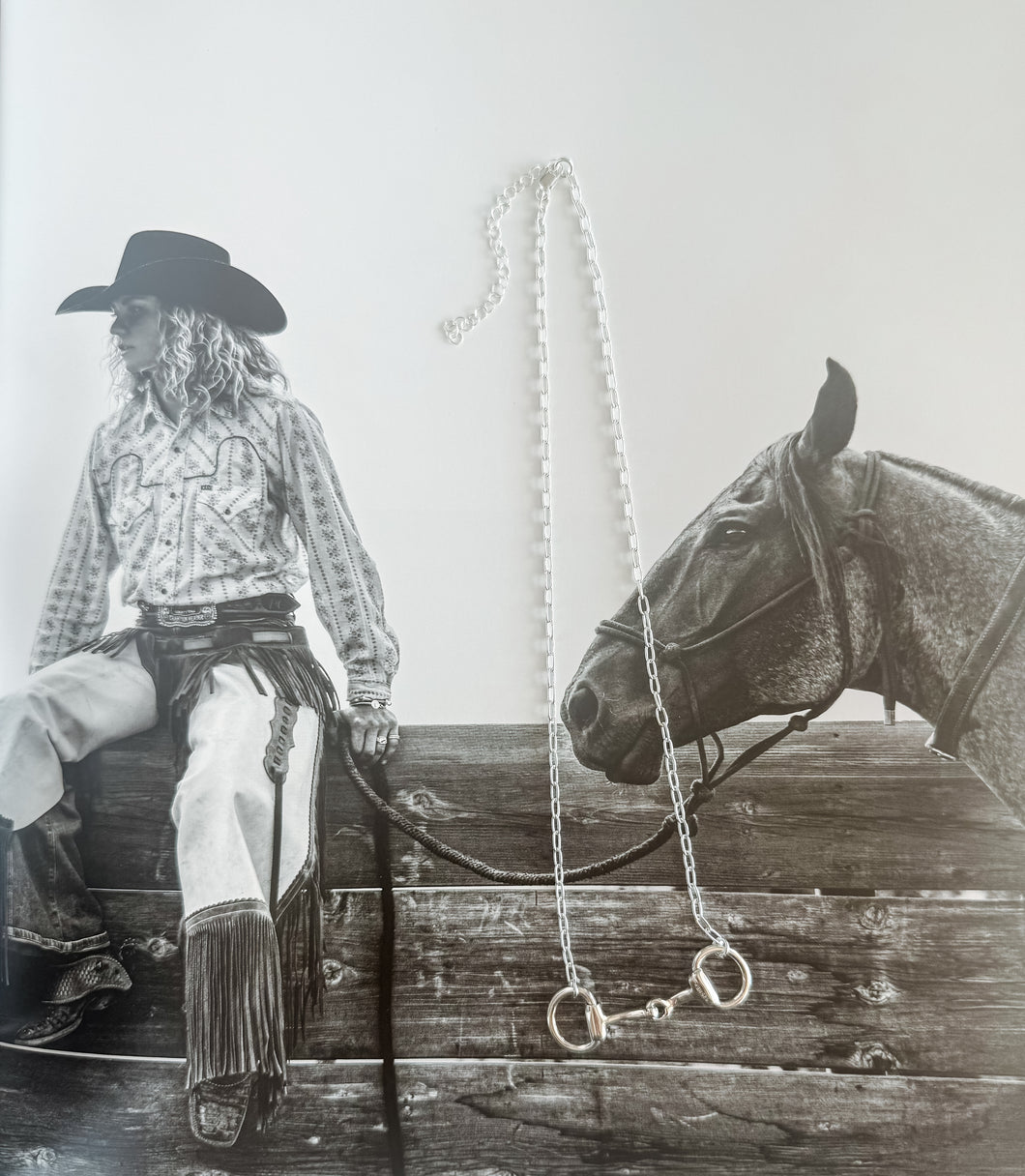 Dainty Horse Bit Necklace