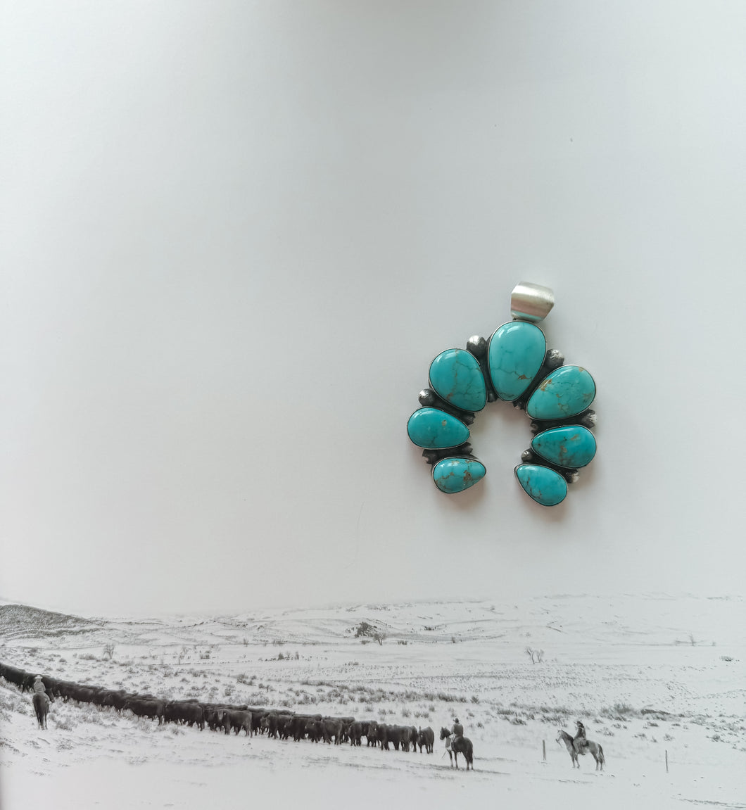 Turquoise Naja Pendant