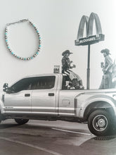 Load image into Gallery viewer, 4mm Navajo Pearl/Turquoise Bracelet
