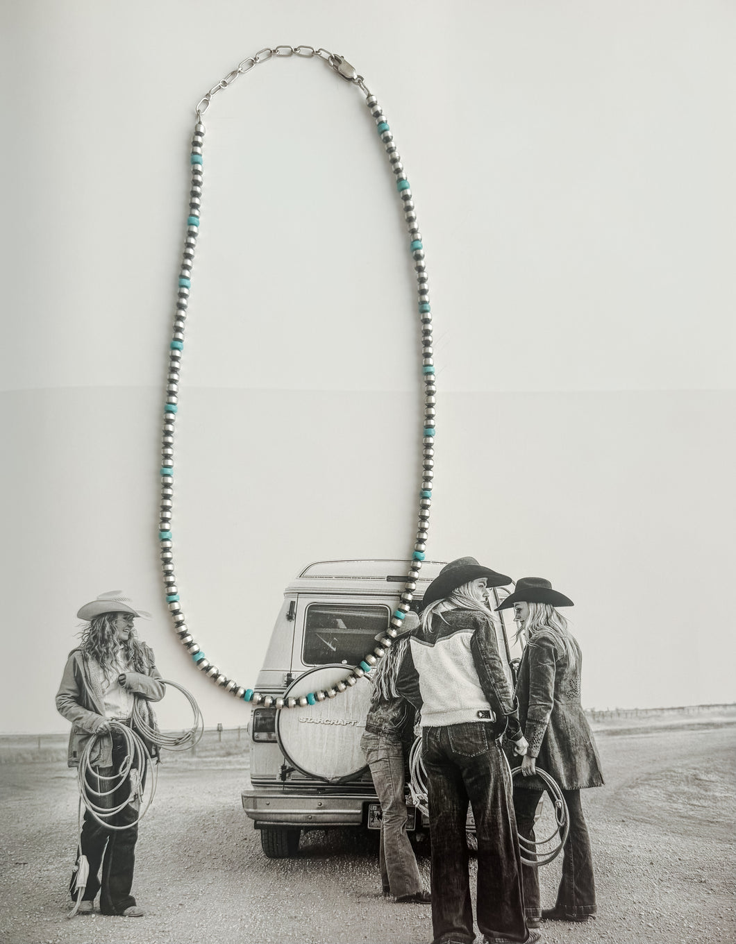 Navajo Pearl & Turquoise Necklace