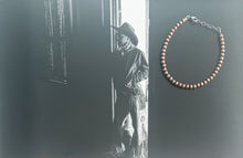 Load image into Gallery viewer, 4mm Copper Navajo Pearl Bracelet
