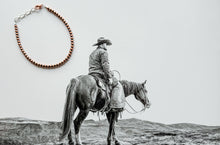 Load image into Gallery viewer, 3mm Copper Navajo Pearl Bracelet

