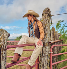 Load image into Gallery viewer, Gettin' Western Boli - navy plaid
