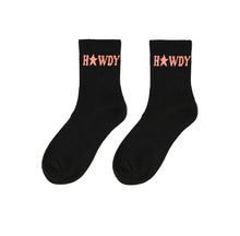 Load image into Gallery viewer, Howdy Crew Socks
