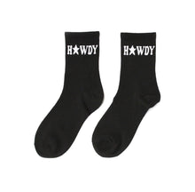 Load image into Gallery viewer, Howdy Crew Socks
